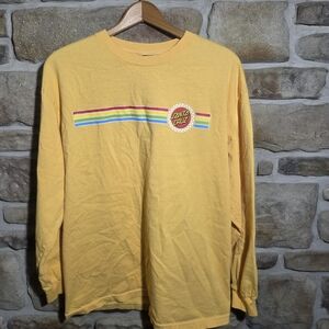 Santa Cruz Skateboards Kids Graphic T-Shirt - Yellow